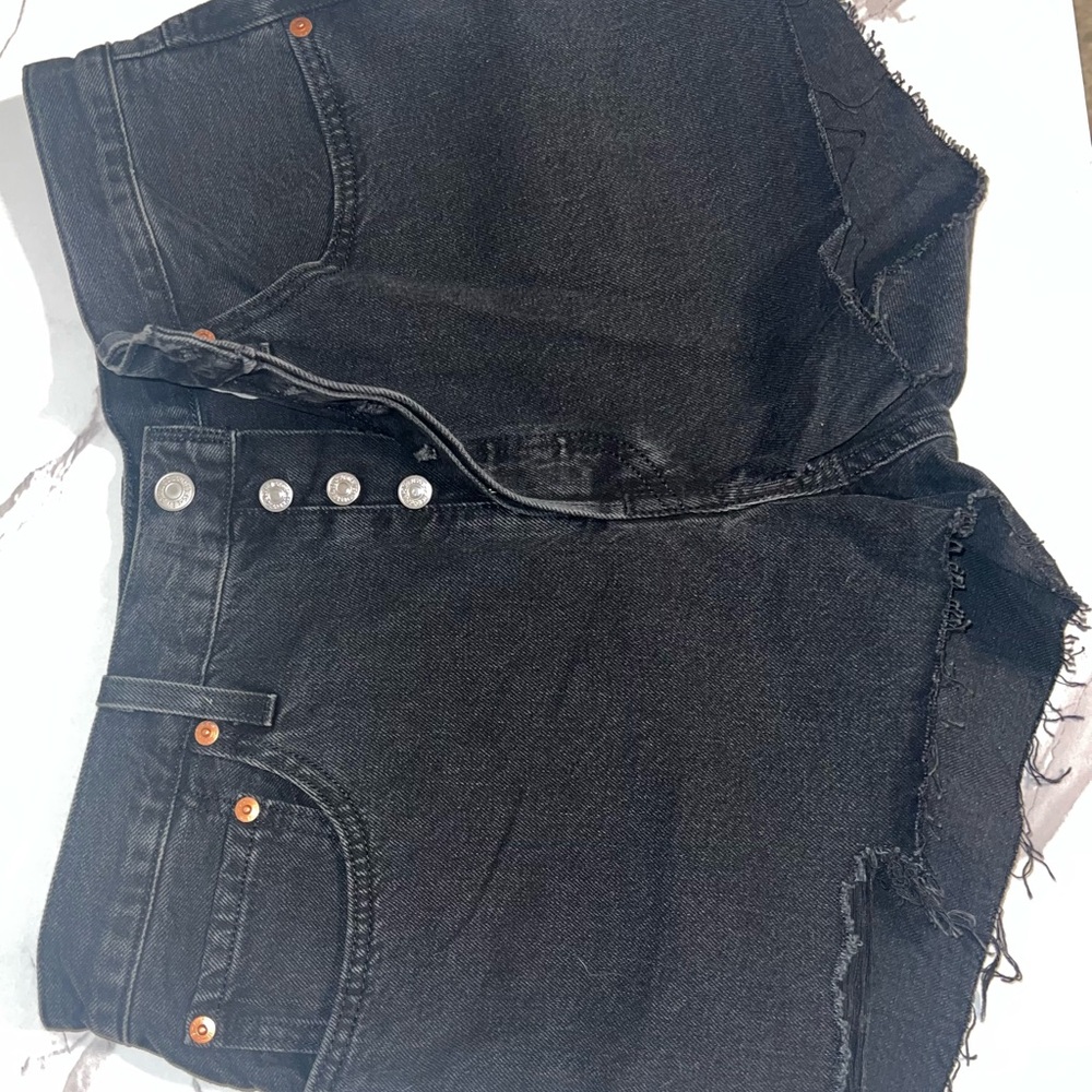 Levi's Black Denim Shorts
